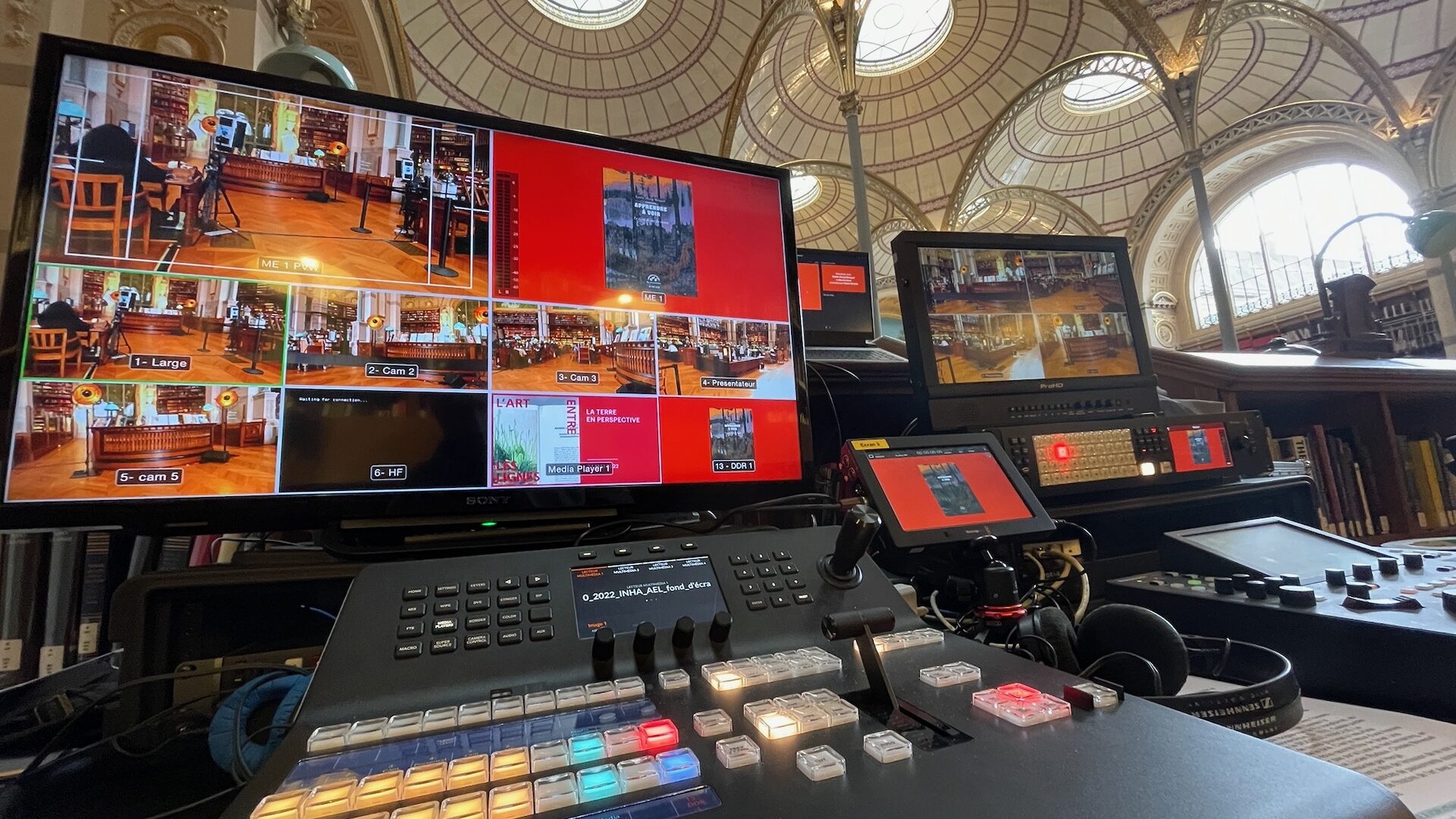 Régie de production multicaméra RTV Concept