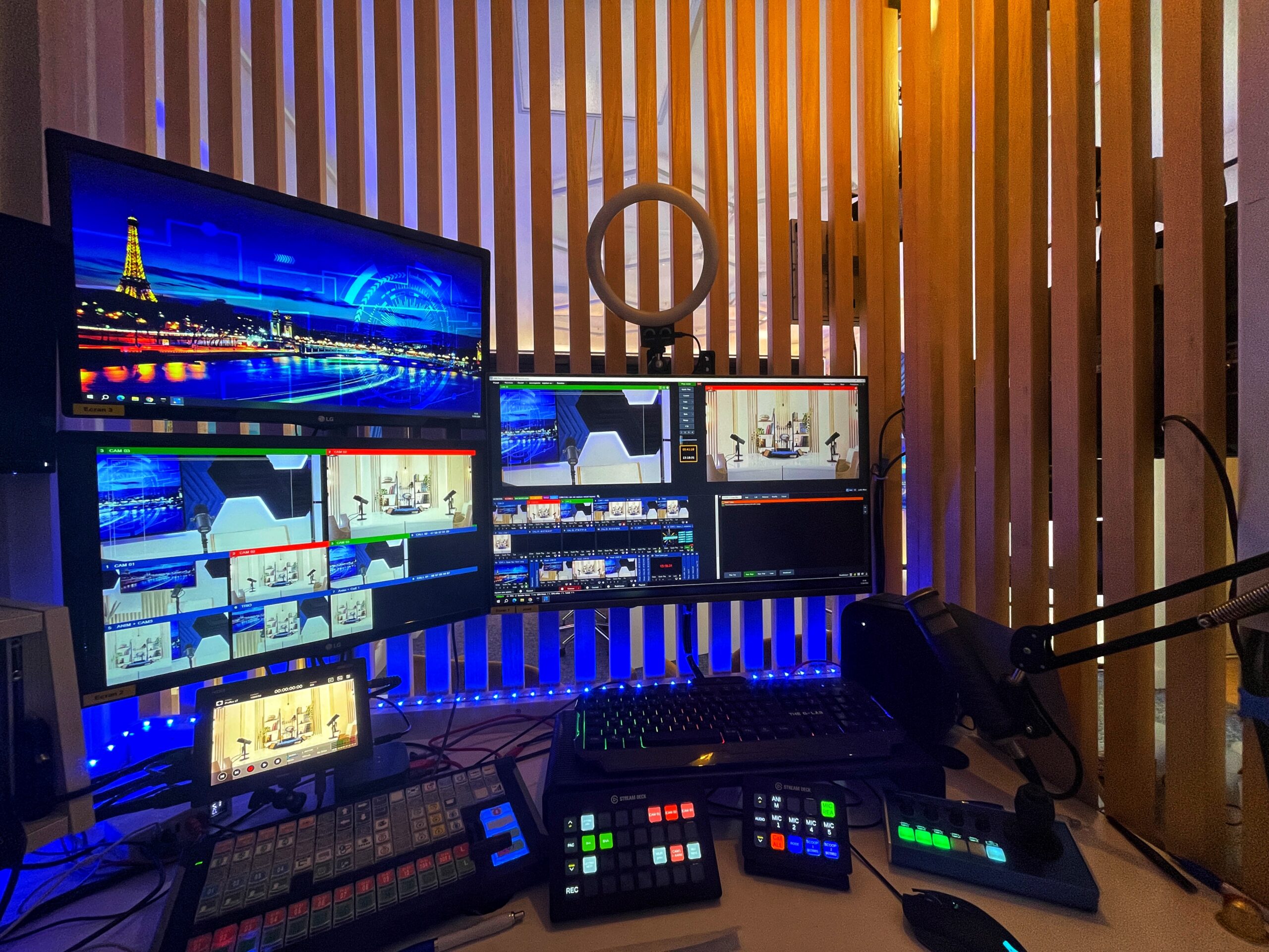 Studio et infrastructure de production live RTV Concept