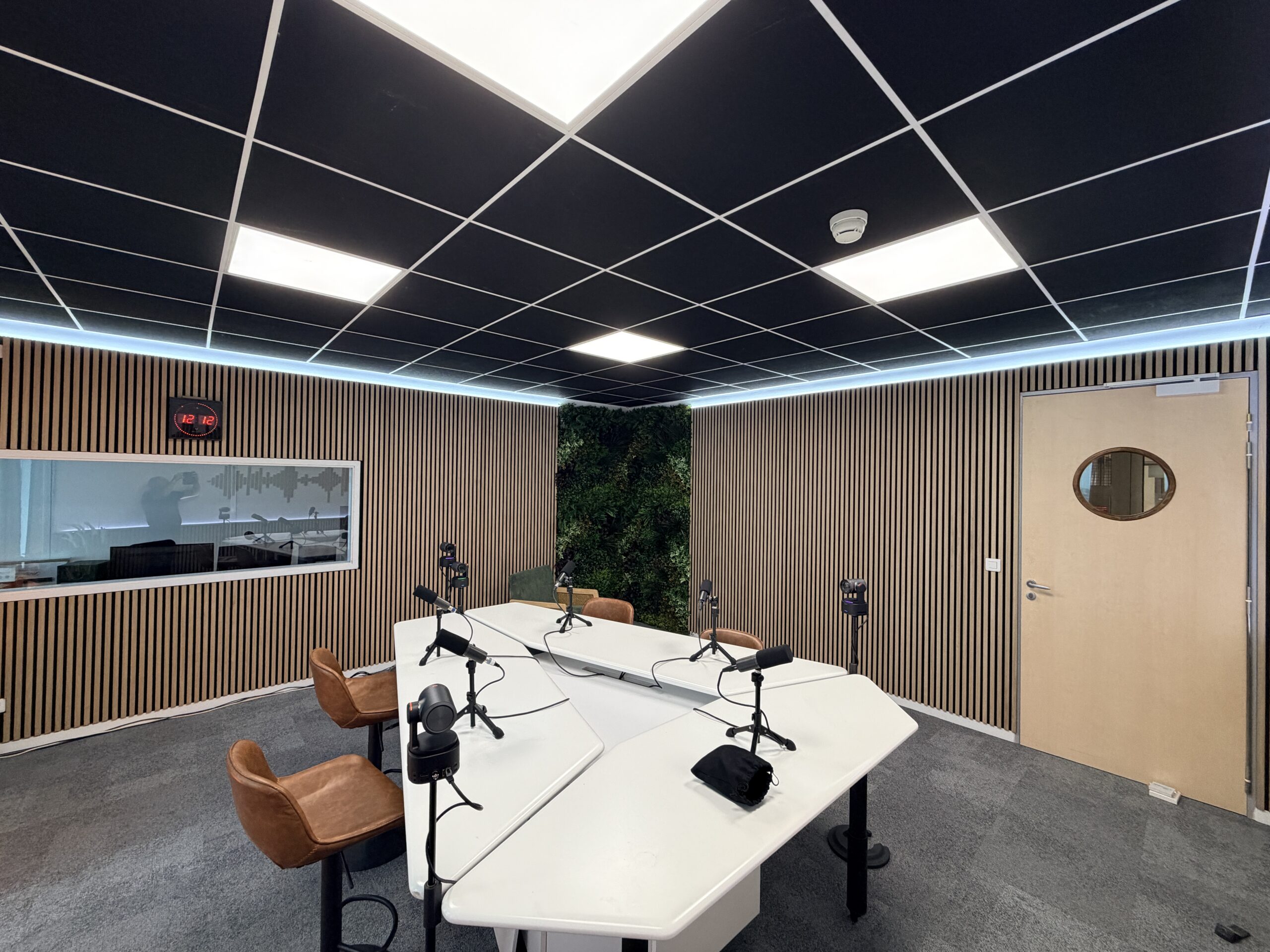 Studio audiovisuel intégré par RTV Concept